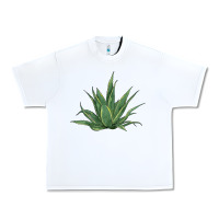 White cactus Urban Heavy Tee - BarkalooDesign