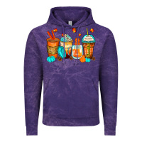 Cloud Purple thankful coffee cups Vintage Hoodie - Zillion Design Studio