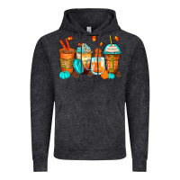 Vintage Black thankful coffee cups Vintage Hoodie - Zillion Design Studio