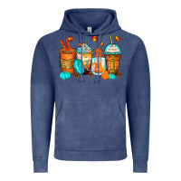 Vintage Denim thankful coffee cups Vintage Hoodie - Zillion Design Studio