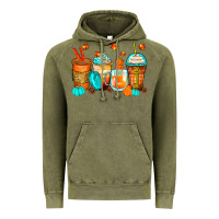 Vintage Olive thankful coffee cups Vintage Hoodie - Zillion Design Studio