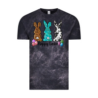 Cloud Black Western happy easter peeps Vintage Tee - Neo Western