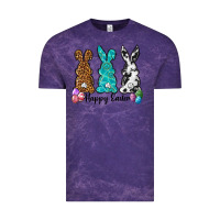 Cloud Purple Western happy easter peeps Vintage Tee - Neo Western