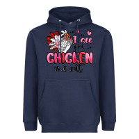 Navy i see you chicken out Heavyweight Hoodie - MaliasSmallBusiness