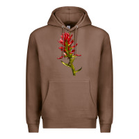 Chestnut Indian Paintbrush Premium Hoodie - LillyAllenDesigns