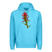 Ocean Blue Indian Paintbrush Premium Hoodie - LillyAllenDesigns