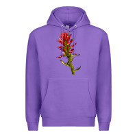 Purple Indian Paintbrush Premium Hoodie - LillyAllenDesigns