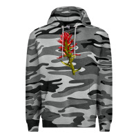 Slate Camo Indian Paintbrush Premium Hoodie - LillyAllenDesigns