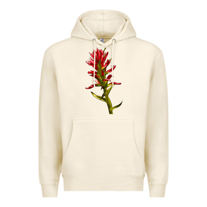 Indian Paintbrush Premium Hoodie by LillyAllenDesigns | Teevron