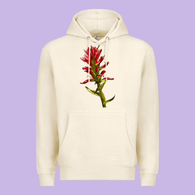 Indian Paintbrush Premium Hoodie Designed By Lillyallendesigns