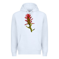 White Indian Paintbrush Premium Hoodie - LillyAllenDesigns