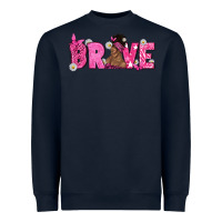 Breast Cancer Brave With Afro Woman Heavyweight Sweatshirt | Teevron