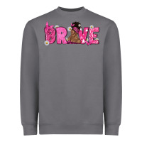 Storm Breast Cancer Brave with Afro Woman Heavyweight Sweatshirt - texasbilliewilder
