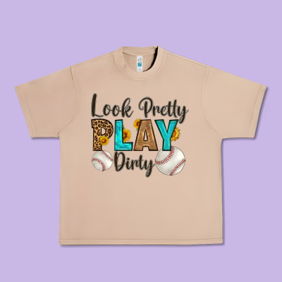 Look Pretty  Play Dirty Urban Heavy Tee Designed By Hra Design Shop