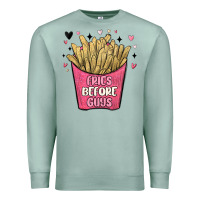 Seafoam fries before guys Premium Sweatshirt - MaliasSmallBusiness