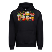 Black school bus coffee cups Urban Hoodie - NancyCooperArtShop