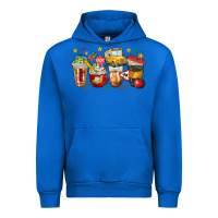 Cobalt school bus coffee cups Urban Hoodie - NancyCooperArtShop