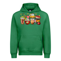 Emerald school bus coffee cups Urban Hoodie - NancyCooperArtShop