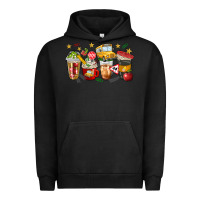 Pigment Black school bus coffee cups Urban Hoodie - NancyCooperArtShop