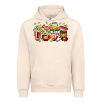 Sandshell school bus coffee cups Urban Hoodie - NancyCooperArtShop