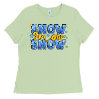 Matcha snow snow snow with sparkle Ladies Tee - AdoDesignShop