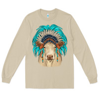 Mushroom charolais indian headdress Long Sleeve Tee - JahusDesignShop