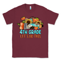 Burgundy 4th grade let's do this Classic Tee - JahusDesignShop