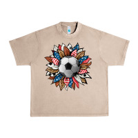 French Oak football sunflower Urban Heavy Tee - HRA Design Shop