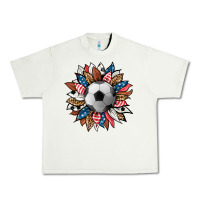 Pistachio football sunflower Urban Heavy Tee - HRA Design Shop