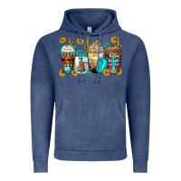 Vintage Denim blessed coffee cups Vintage Hoodie - Zillion Design Studio