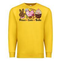 Lemon peace love bake Premium Sweatshirt - NancyCooperArtShop