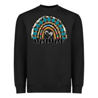 Black western mama rainbow Heavyweight Sweatshirt - RanaPortraitStore
