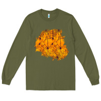 Army Green halloween patch Long Sleeve Tee - BundleAndBundleShop
