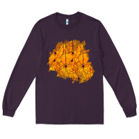 Plum halloween patch Long Sleeve Tee - BundleAndBundleShop