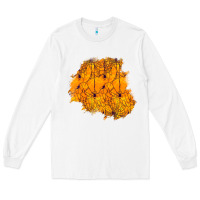 White halloween patch Long Sleeve Tee - BundleAndBundleShop