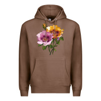 Chestnut In Your Eyes Rose Premium Hoodie - LillyAllenDesigns