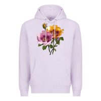 Lilac In Your Eyes Rose Premium Hoodie - LillyAllenDesigns