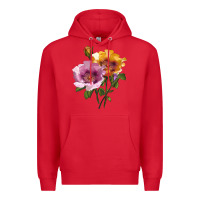 Red In Your Eyes Rose Premium Hoodie - LillyAllenDesigns