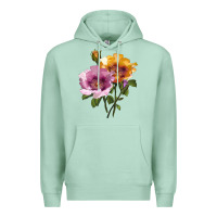 Seafoam In Your Eyes Rose Premium Hoodie - LillyAllenDesigns