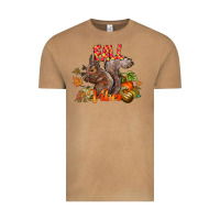 Fall Vibes Squirrel Vintage Tee | Teevron