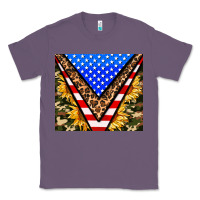 Lavender american sunflower and camouflage Classic Tee - AdoDesignShop