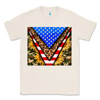 Natural american sunflower and camouflage Classic Tee - AdoDesignShop