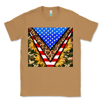 Toasted Coconut american sunflower and camouflage Classic Tee - AdoDesignShop