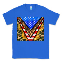 True Royal american sunflower and camouflage Classic Tee - AdoDesignShop