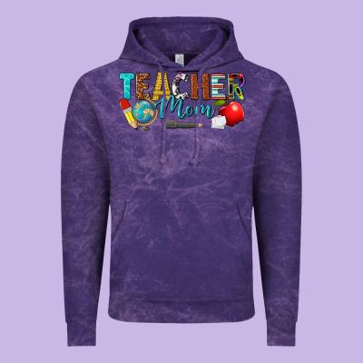 Teacher Mom Vintage Hoodie Designed By Texasbilliewilder
