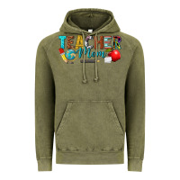 Vintage Olive teacher mom Vintage Hoodie - texasbilliewilder