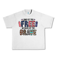 Lunar Rock land of the beacause of the brave Urban Heavy Tee - CowhideDigitalArt