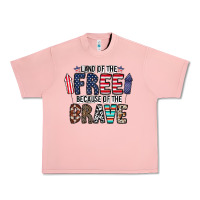 Salmon land of the beacause of the brave Urban Heavy Tee - CowhideDigitalArt