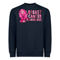 Navy Breast Cancer Awareness with Coffee Cup Heavyweight Sweatshirt - texasbilliewilder