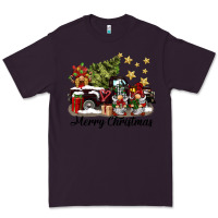 Plum merry christmas gnomes truck Premium Tee - BarkalooDesign